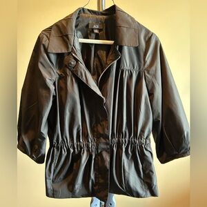 AGB Black Tufted & Tie Waist Jacket